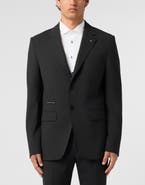 PHILIPP PLEIN Regular Fit Blazer Rever 2 Bottoni Men