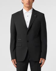 PHILIPP PLEIN Regular Fit Blazer Rever 2 Bottoni Men