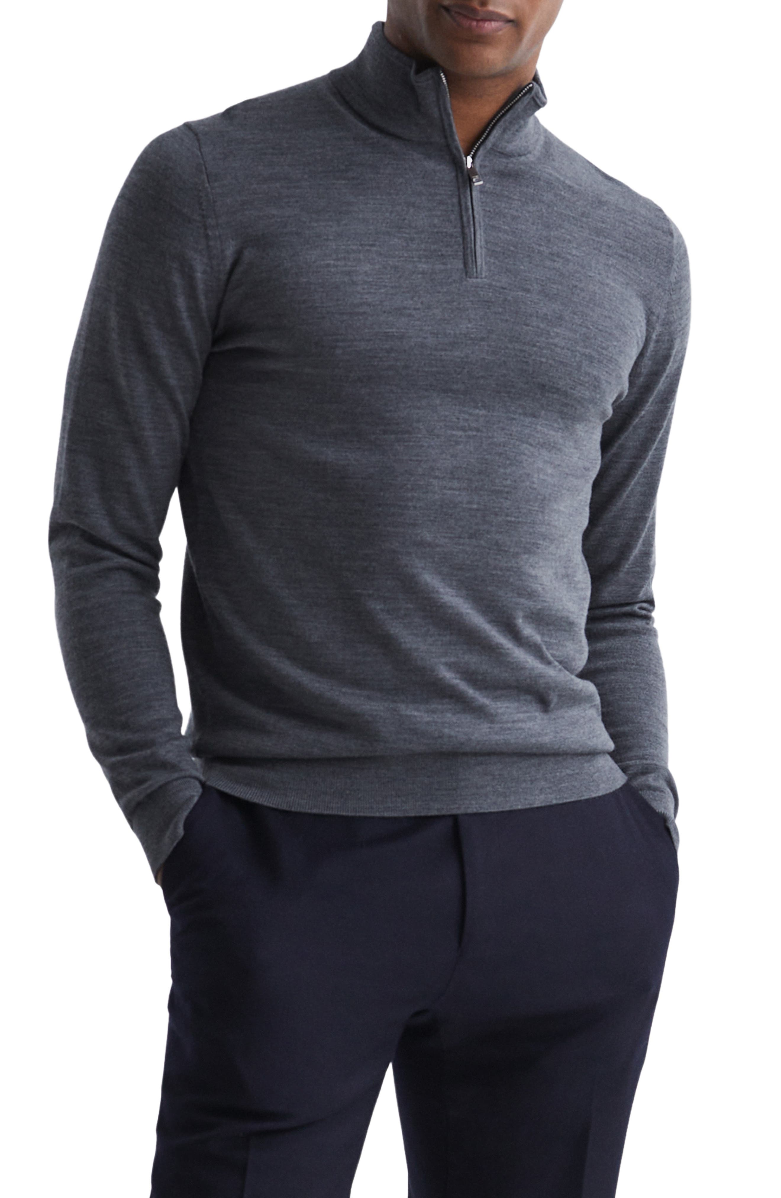 Blackhall Quarter Zip Wool Sweater - image 3
