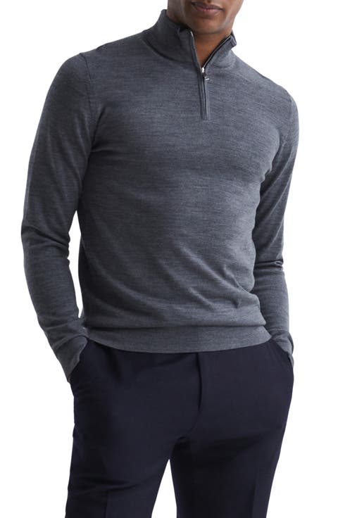 Blackhall Quarter Zip Wool Sweater