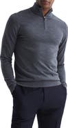Reiss Blackhall Quarter Zip Wool Sweater