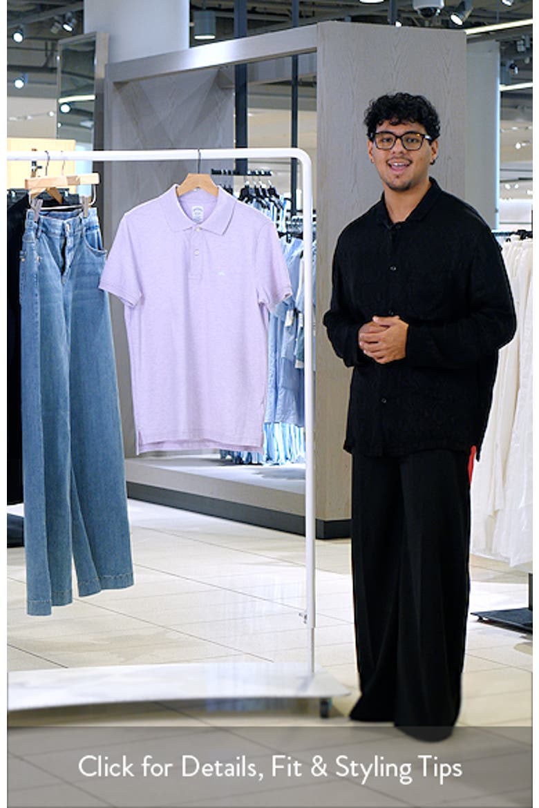 Stretch Supima® Cotton Piqué Polo video