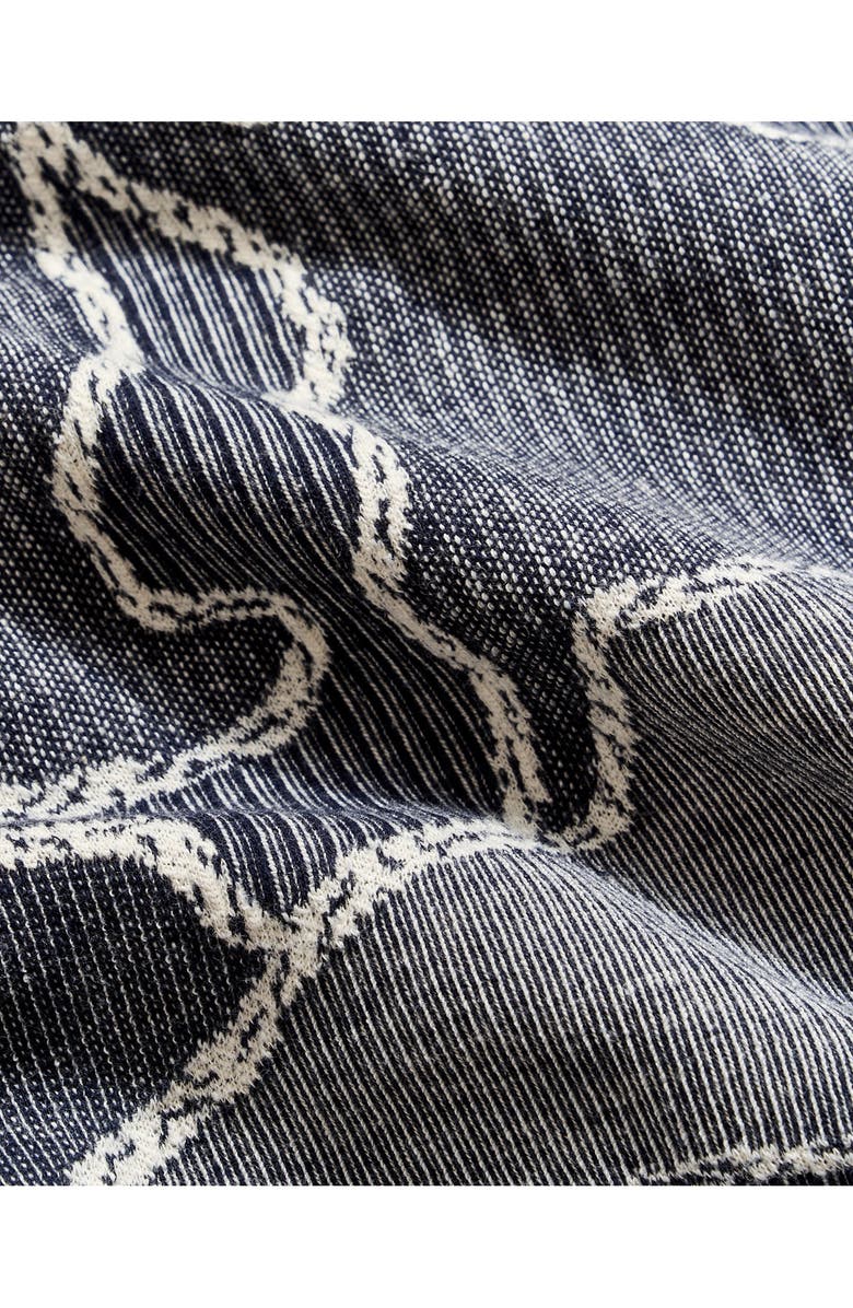 Billy Reid Camellia Patchwork Sweatshirt, Alternate, color, Navy Multi