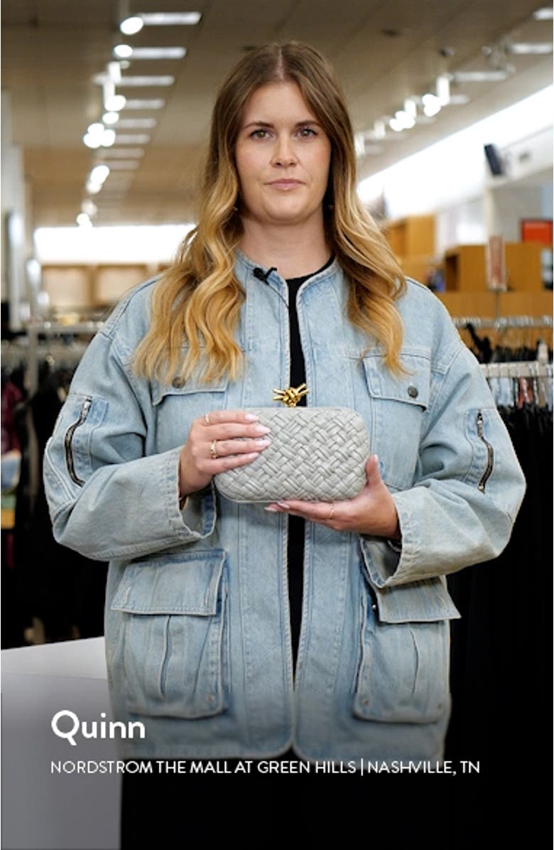 Knot Intreccio Leather Minaudière, sales video thumbnail