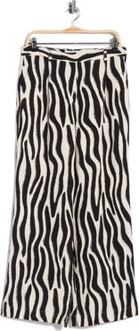 JASON WU Zebra Stripe Wide Leg Pants