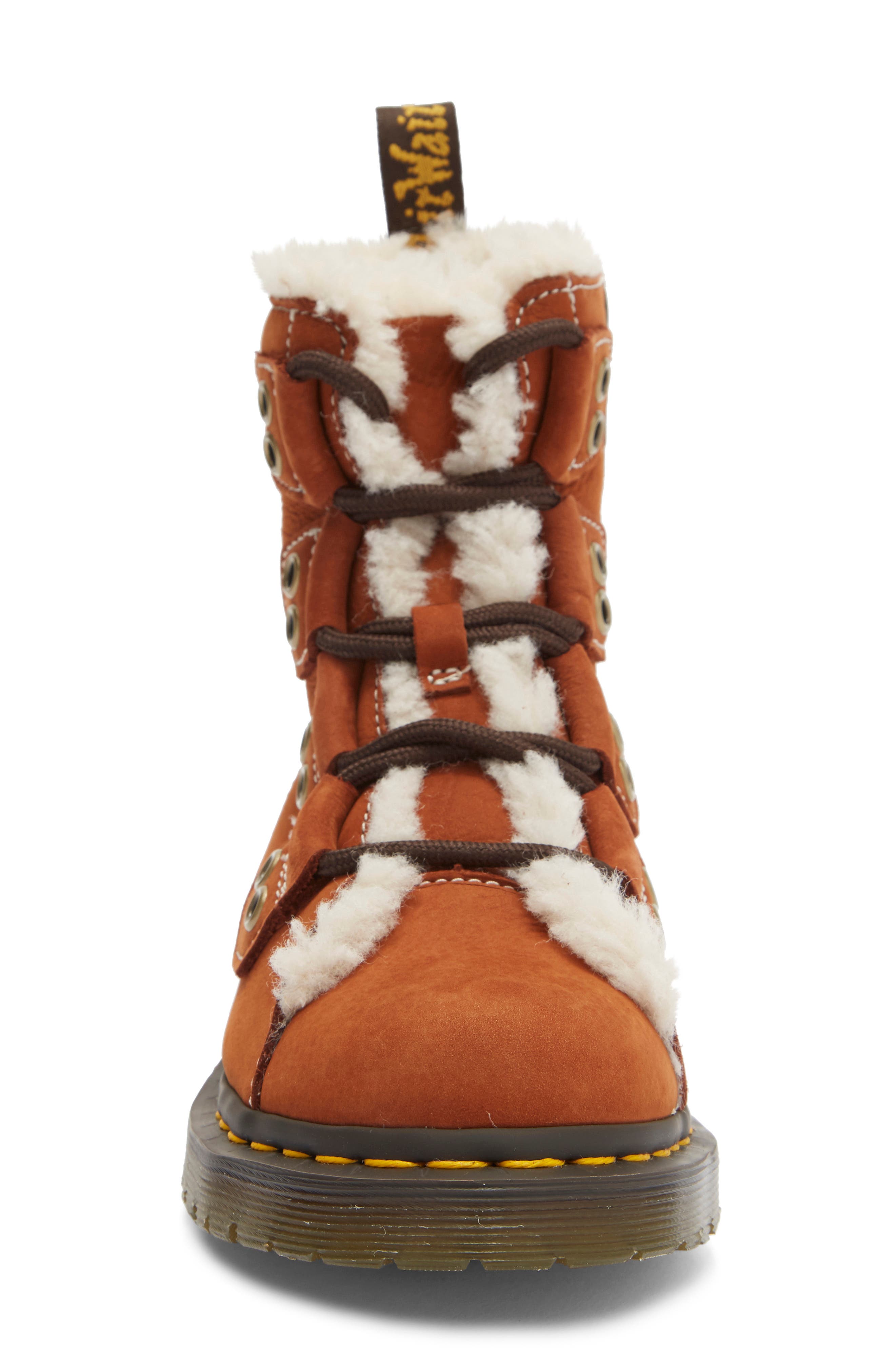 Faux Fur Bootie, Alternate, color, TAN