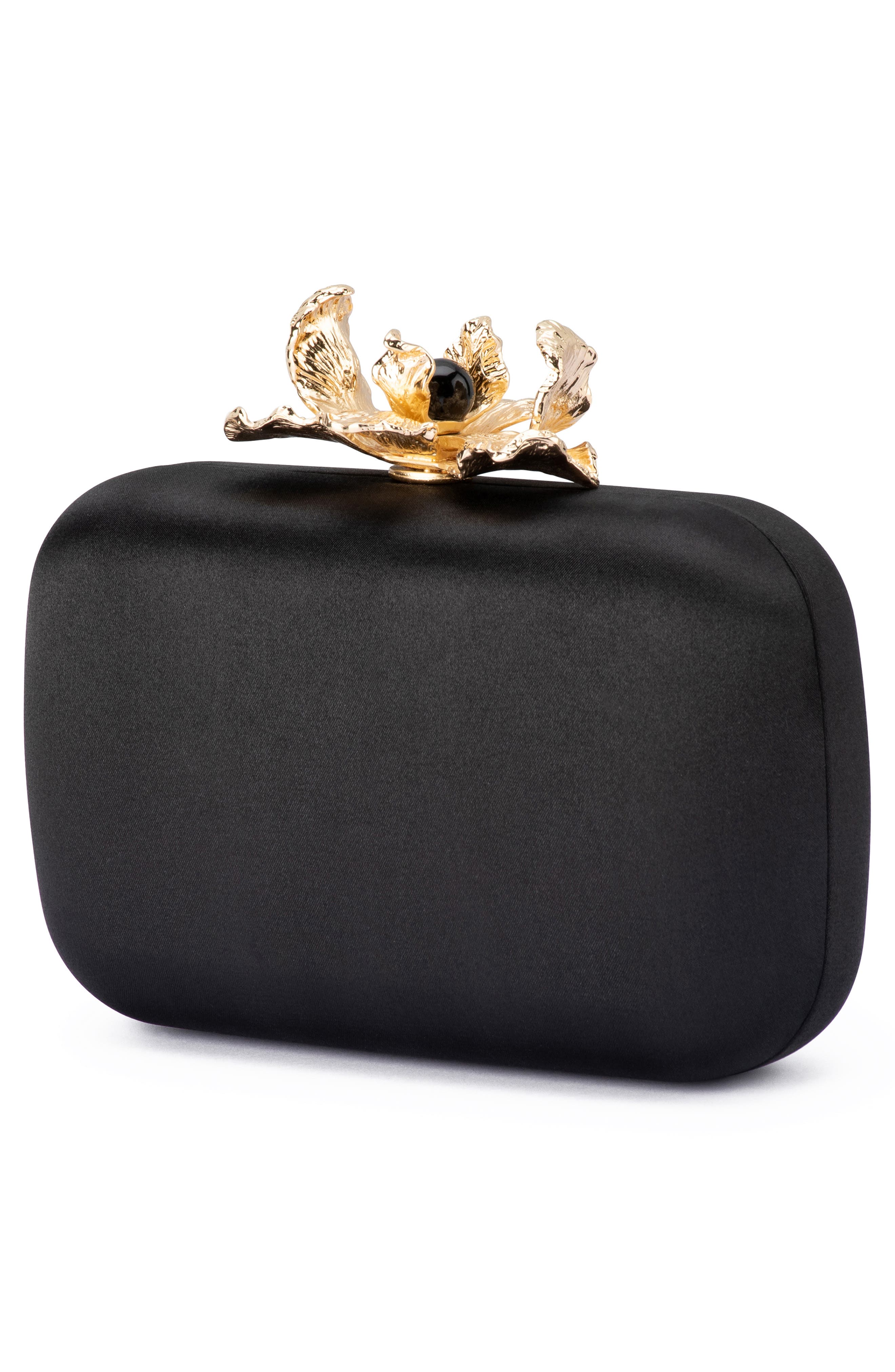 Olga Berg Adele Orchid Lock Frame Clutch, Alternate, color, 