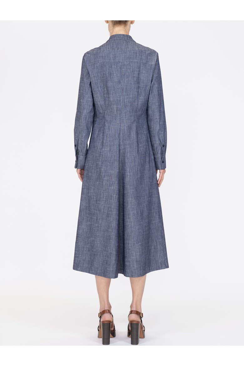 Genny  Long sleeve shirt dress, Alternate, color, Navy