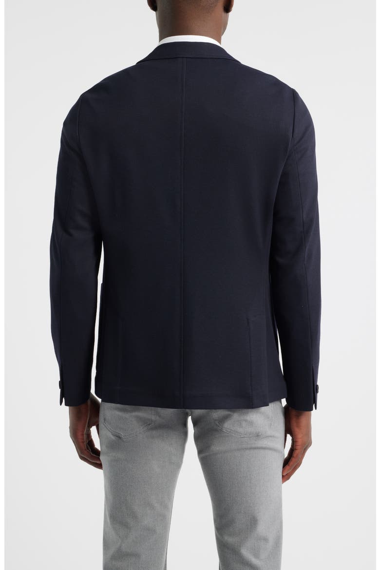 Futimo Textured Knit Navy Blazer, Alternate, color, DARK CASPIAN