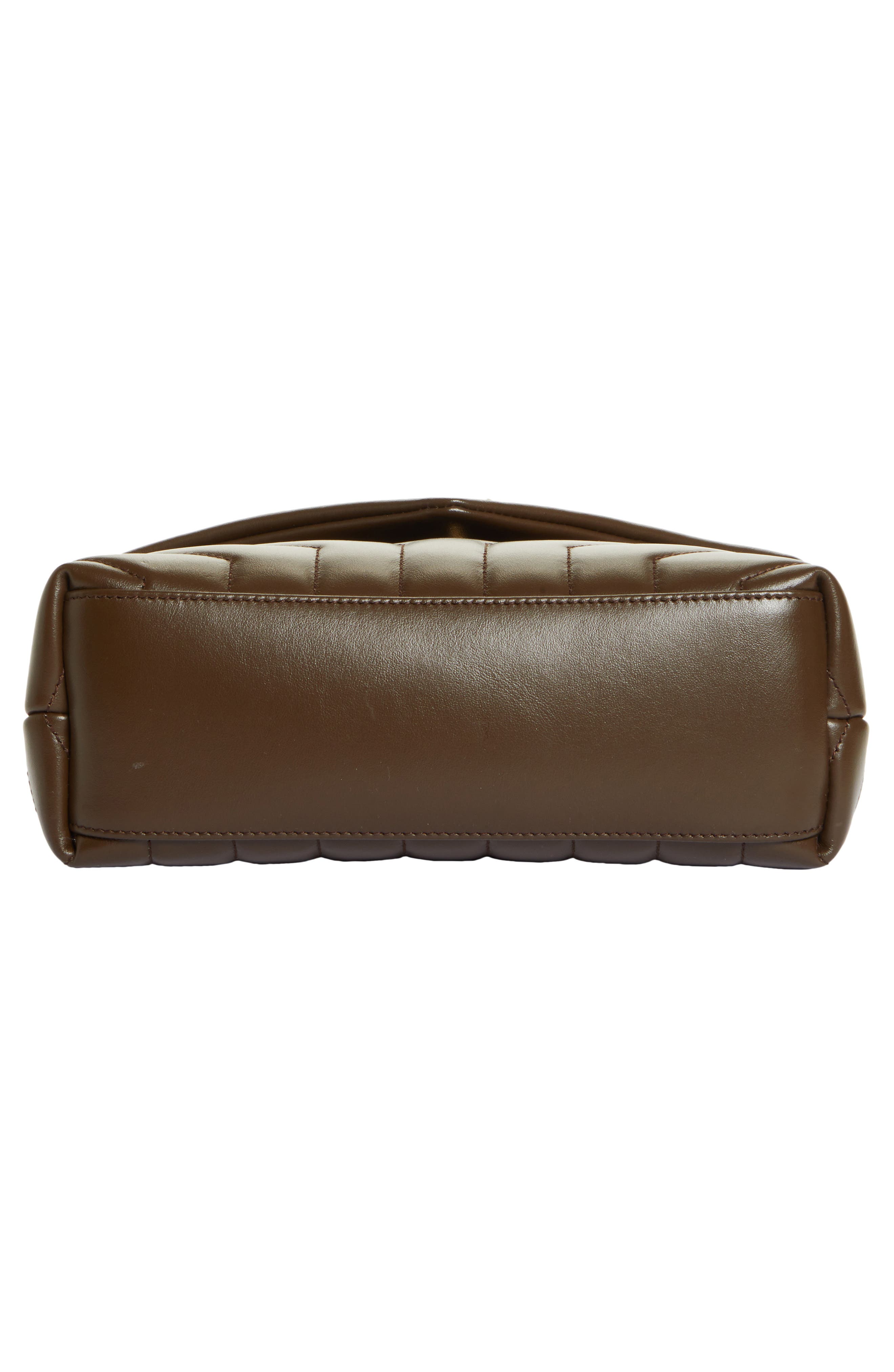 Small Loulou Chain Leather Shoulder Bag, Alternate, color, SOIL BROWN/ SOIL BWN