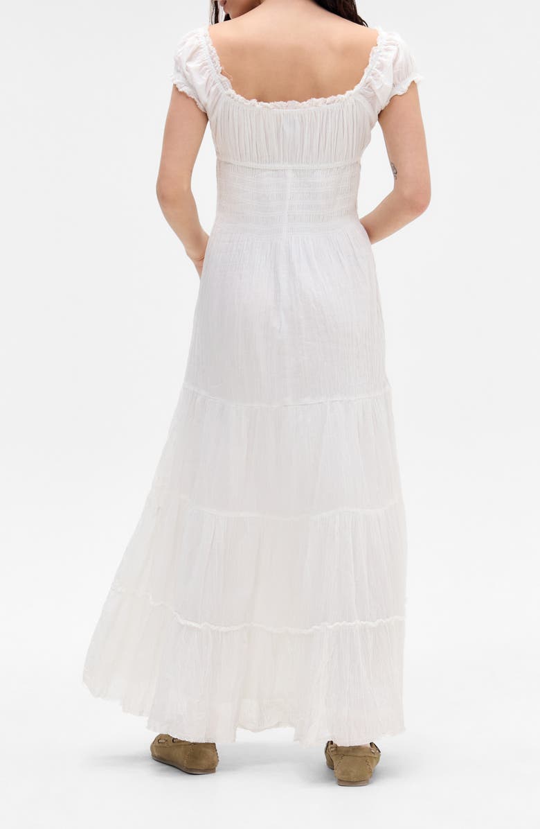 BDG Urban Outfitters Sienna Smocked Cotton Maxi Dress, Alternate, color, 