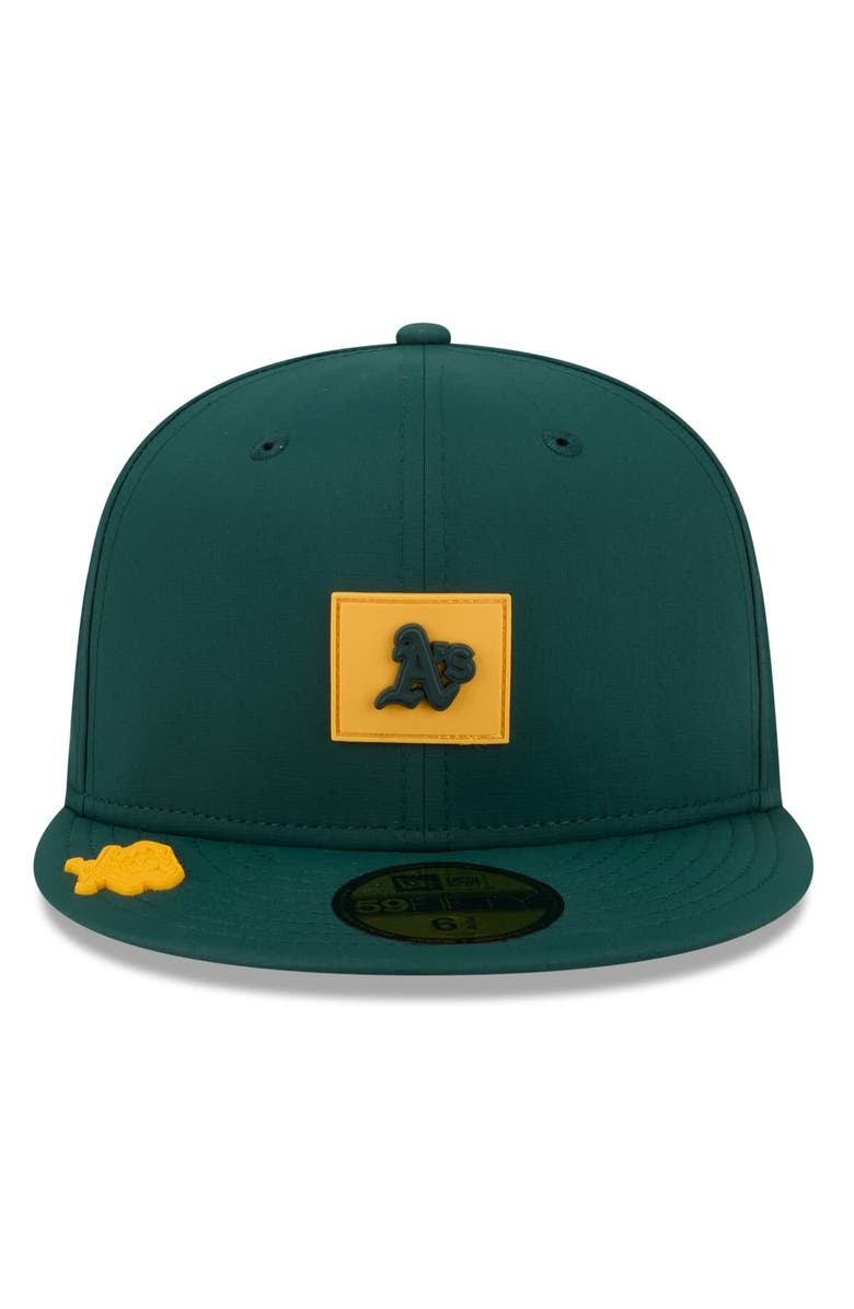 New Era Men's New Era  Green Athletics 2026 Clubhouse 59FIFTY Fitted Hat, Alternate, color, Green