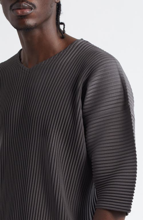 Issey Miyake Gray Monthly Color March T-shirt In Charcoal Gray