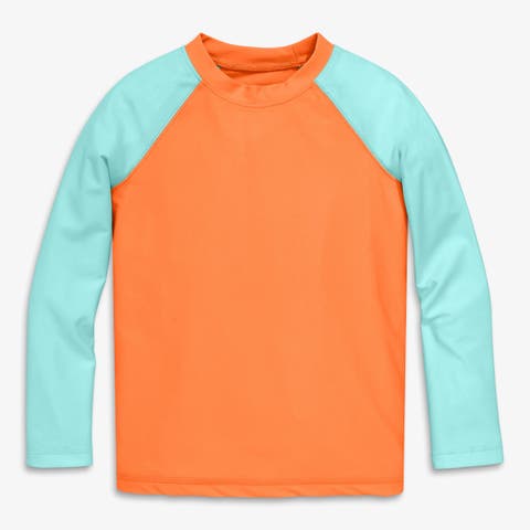 Kids Long Sleeve Baseball Rash Guard (Toddler, Little Kid, & Big Kid)