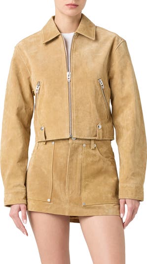 Crop Suede Jacket