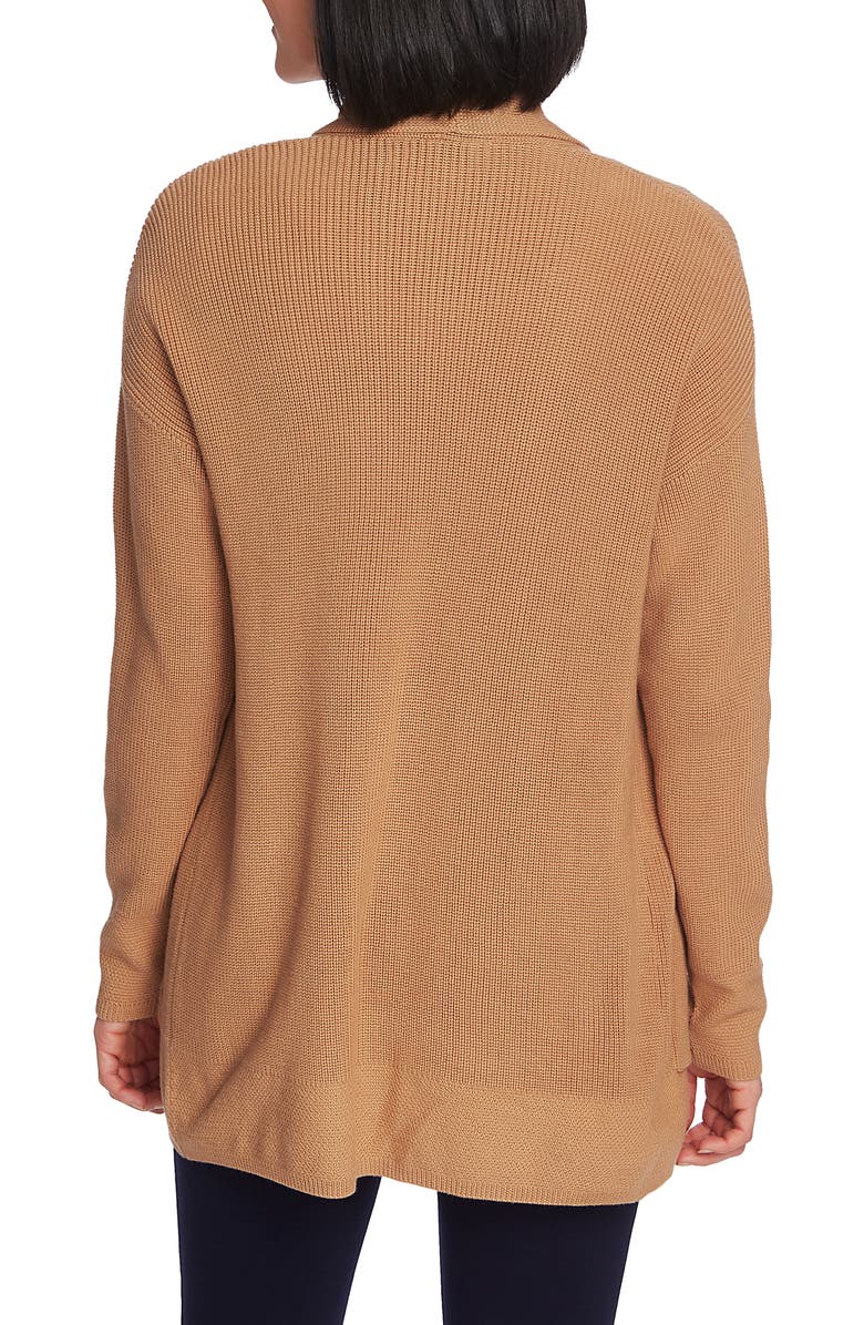 Chaus Open Front Long Cardigan, Alternate, color, 