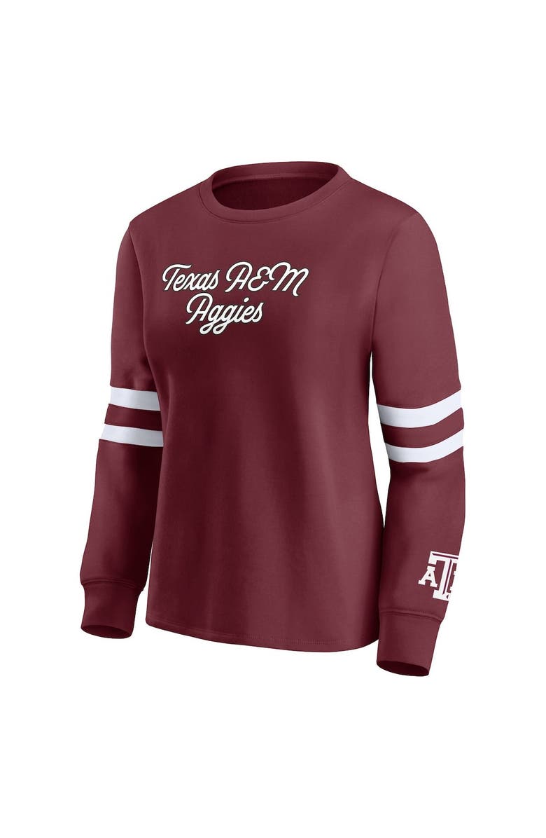 FANATICS Women's Fanatics Branded Maroon Texas A&M Aggies Home Stretch Pullover Sweatshirt, Alternate, color,