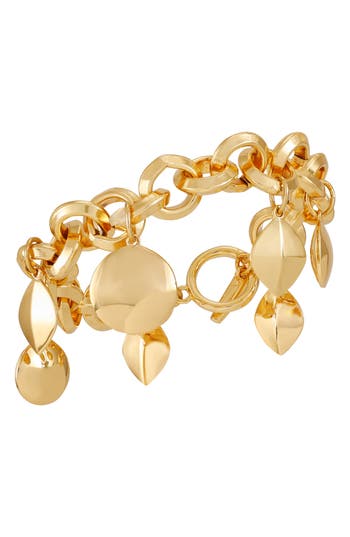 Vince Camuto Charmy Toggle Chain Bracelet In Goldtone