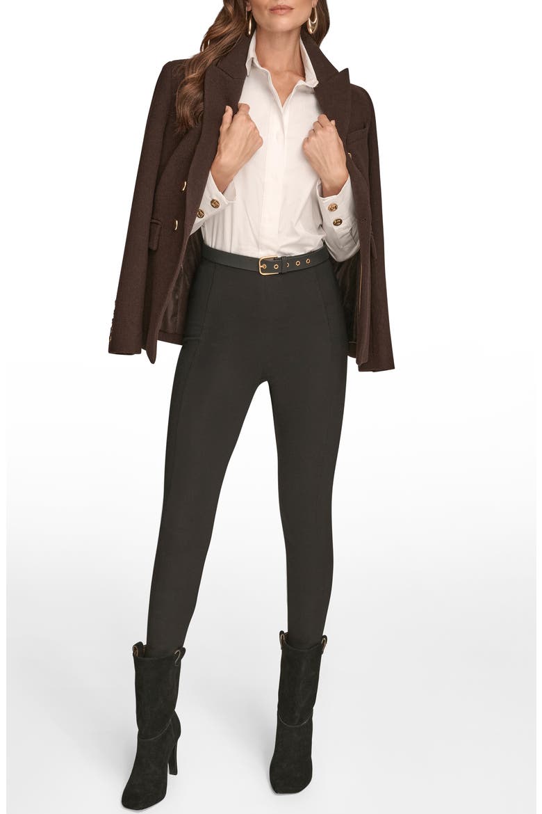 Double Breasted Wool Blend Blazer, Alternate, color, CHOCOLATE