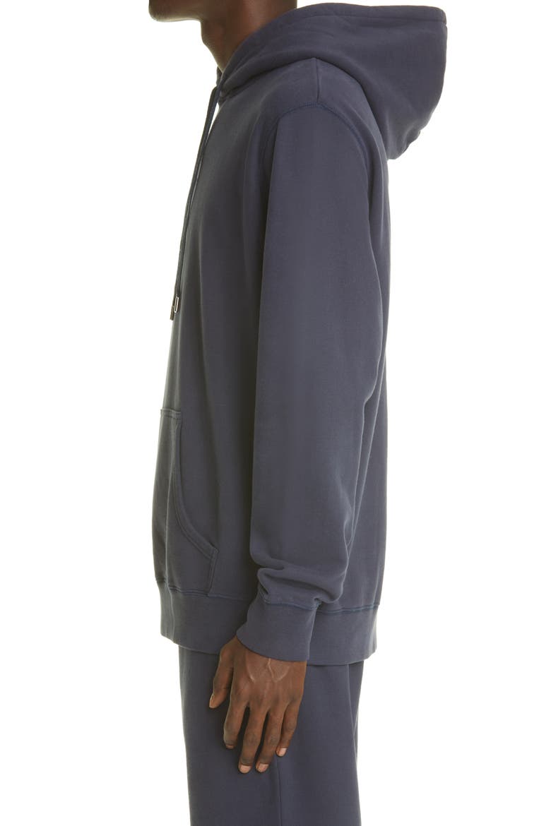 French Terry Pullover Hoodie, Alternate, color, NAVY