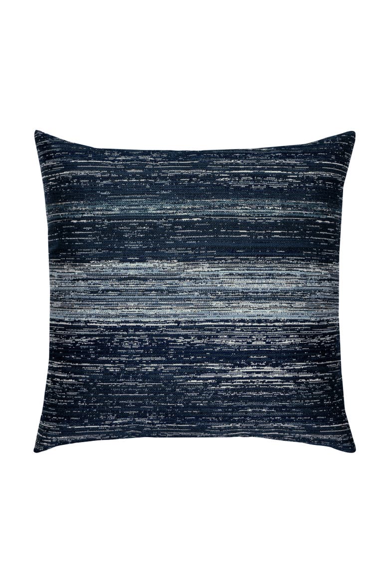 Textured Indoor & Outdoor Woven Accent Pillow, Main, color, Indigo