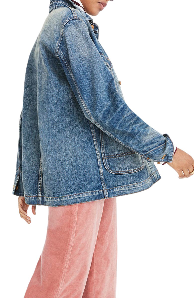 Madewell Denim Chore Coat, Alternate, color, 