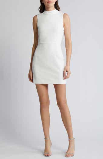 French Connection Echo Sleeveless Mock Neck Dress