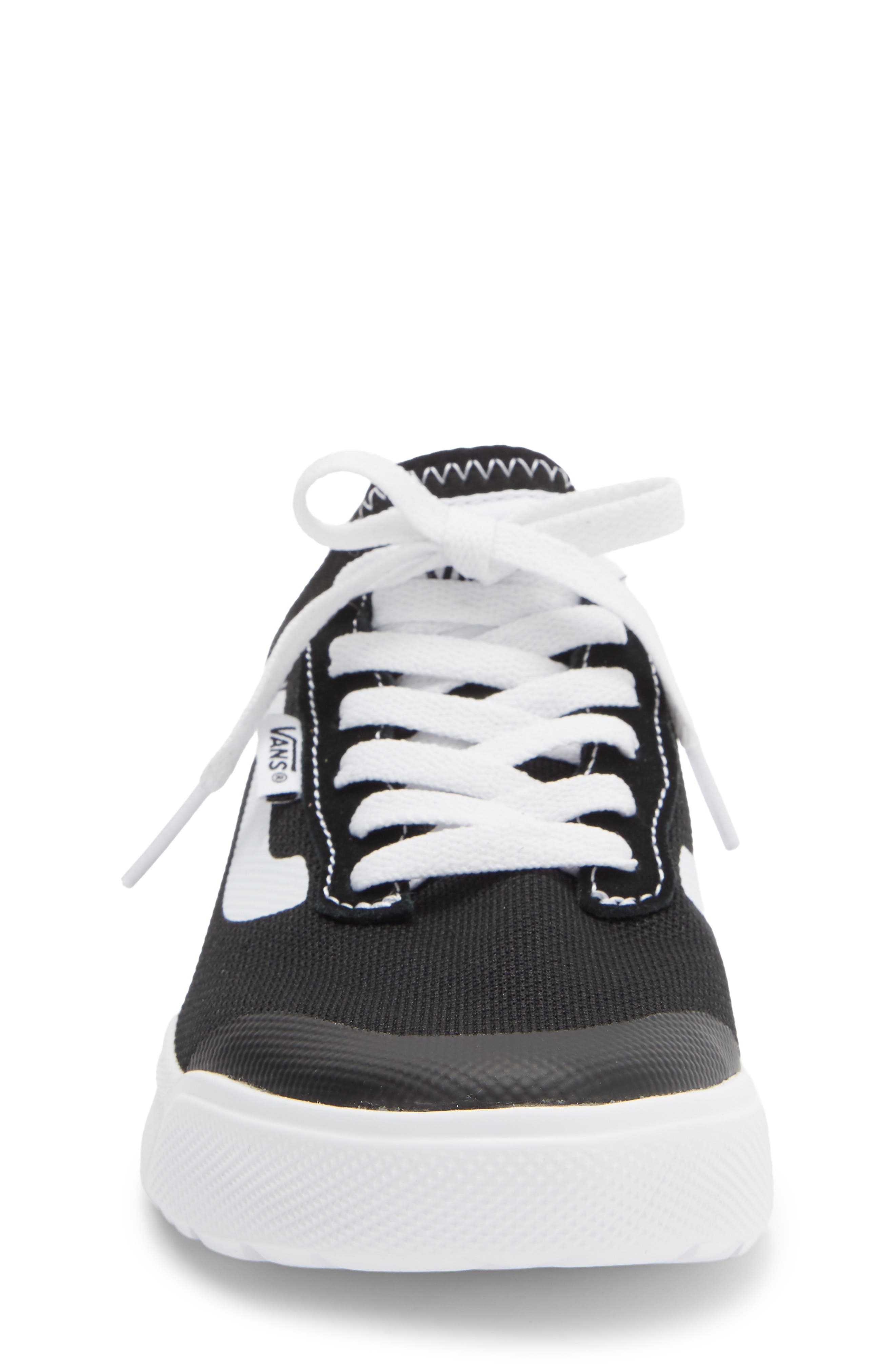 Kids' Range Brz Sneaker, Alternate, color, BLACK WHITE