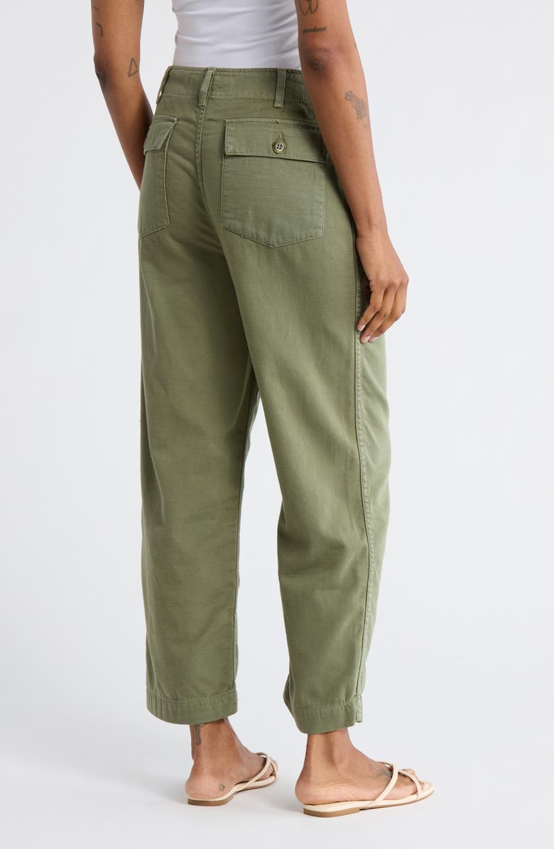 THE GREAT. The Admiral Crop Cotton Pants, Alternate, color, 