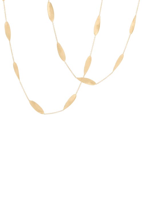 Marco Bicego Lunaria 18k Yellow Gold Long Necklace In Gold