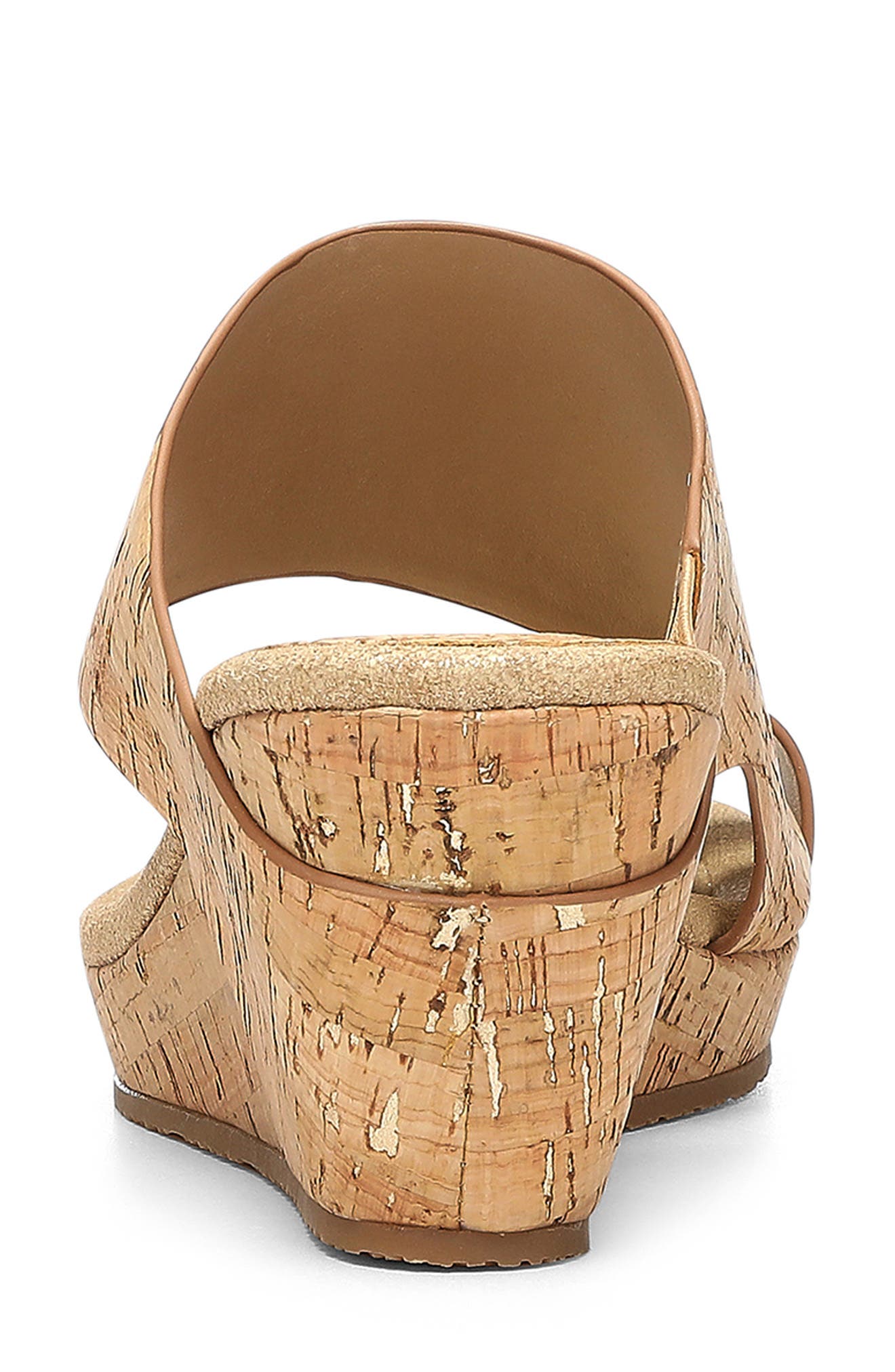 Donald Pliner Gyere Wedge Loop Toe Sandal, Alternate, color, Platino