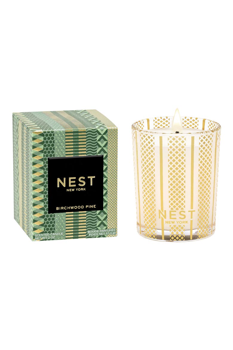Birchwood Pine Votive Candle, Main, color, NO COLOR
