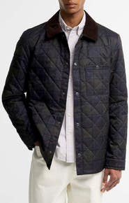 Barbour Tartan Quilted Shirt Jacket