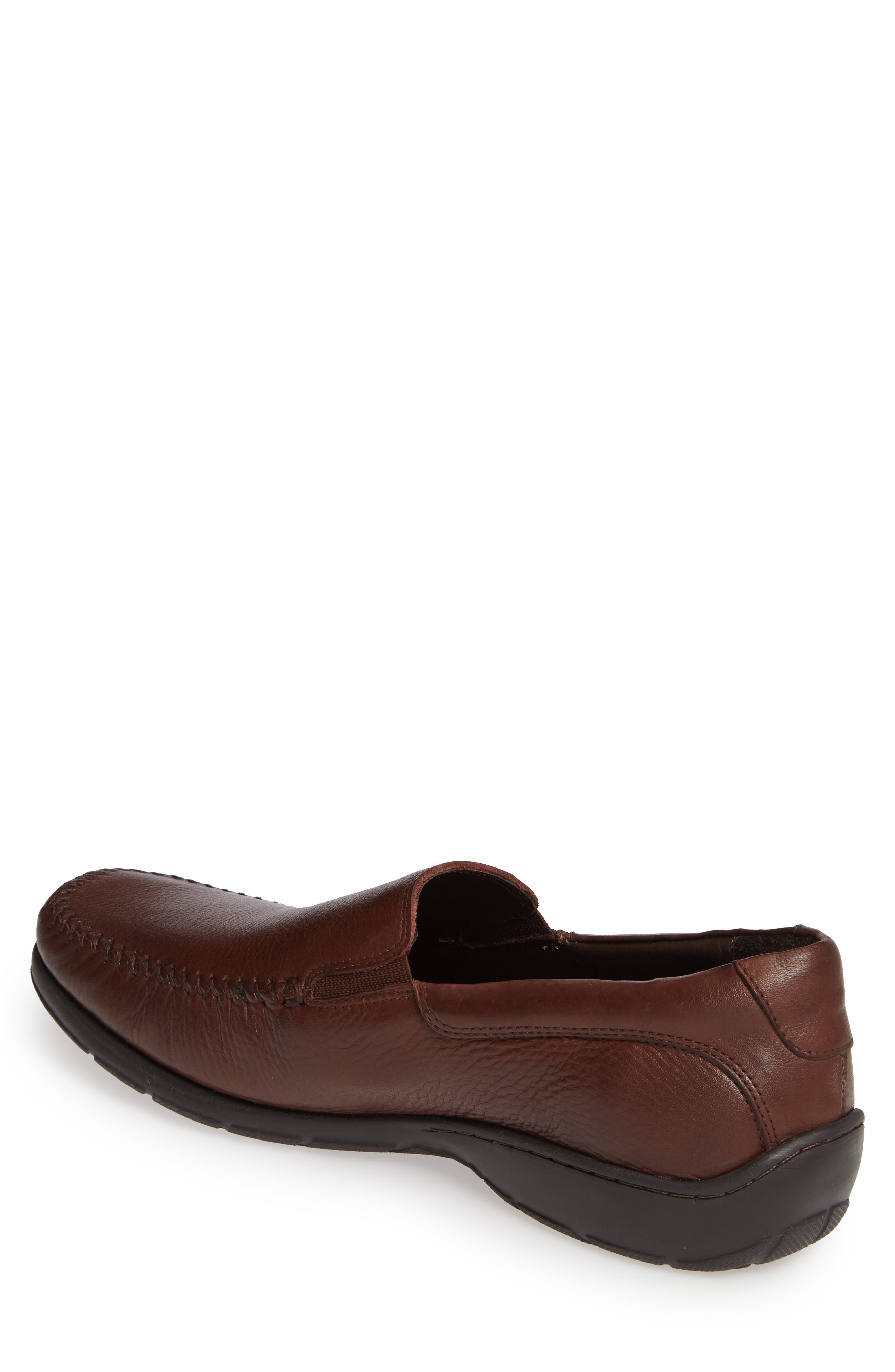 Crawford Venetian Loafer, Alternate, color, MAHOGANY LEATHER