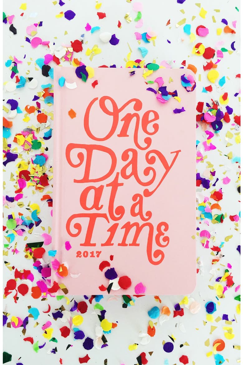 'Classic - One Day At A Time' Hardcover 17-Month Agenda, Alternate, color, BLUSH