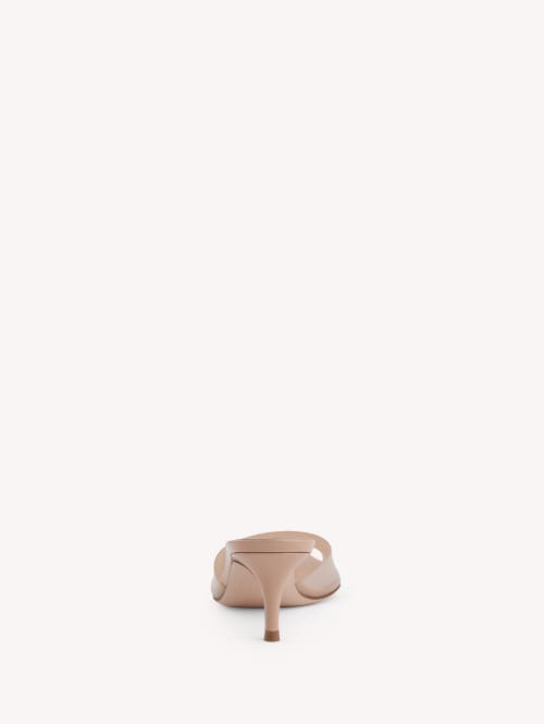 Gianvito Rossi Elle 55 Mules In Metallic