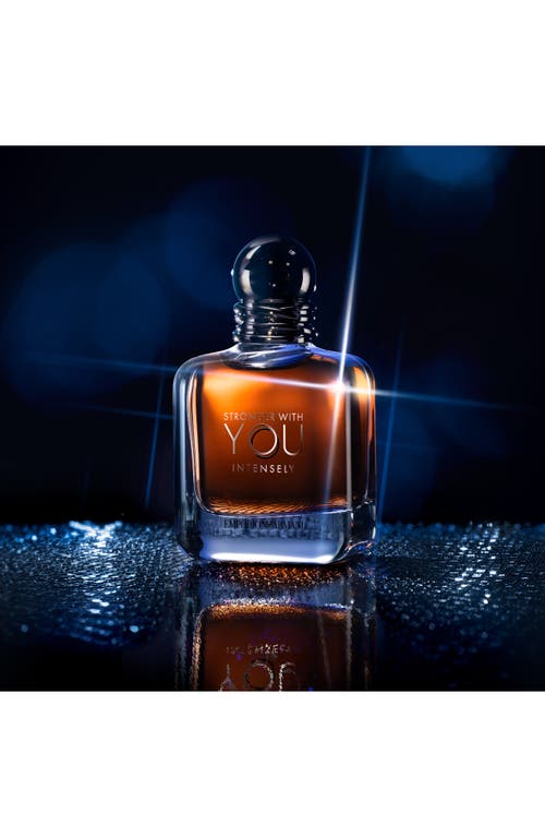 Armani Collezioni Armani Beauty Stronger With You Intensely Eau De Parfum Set In Transparent