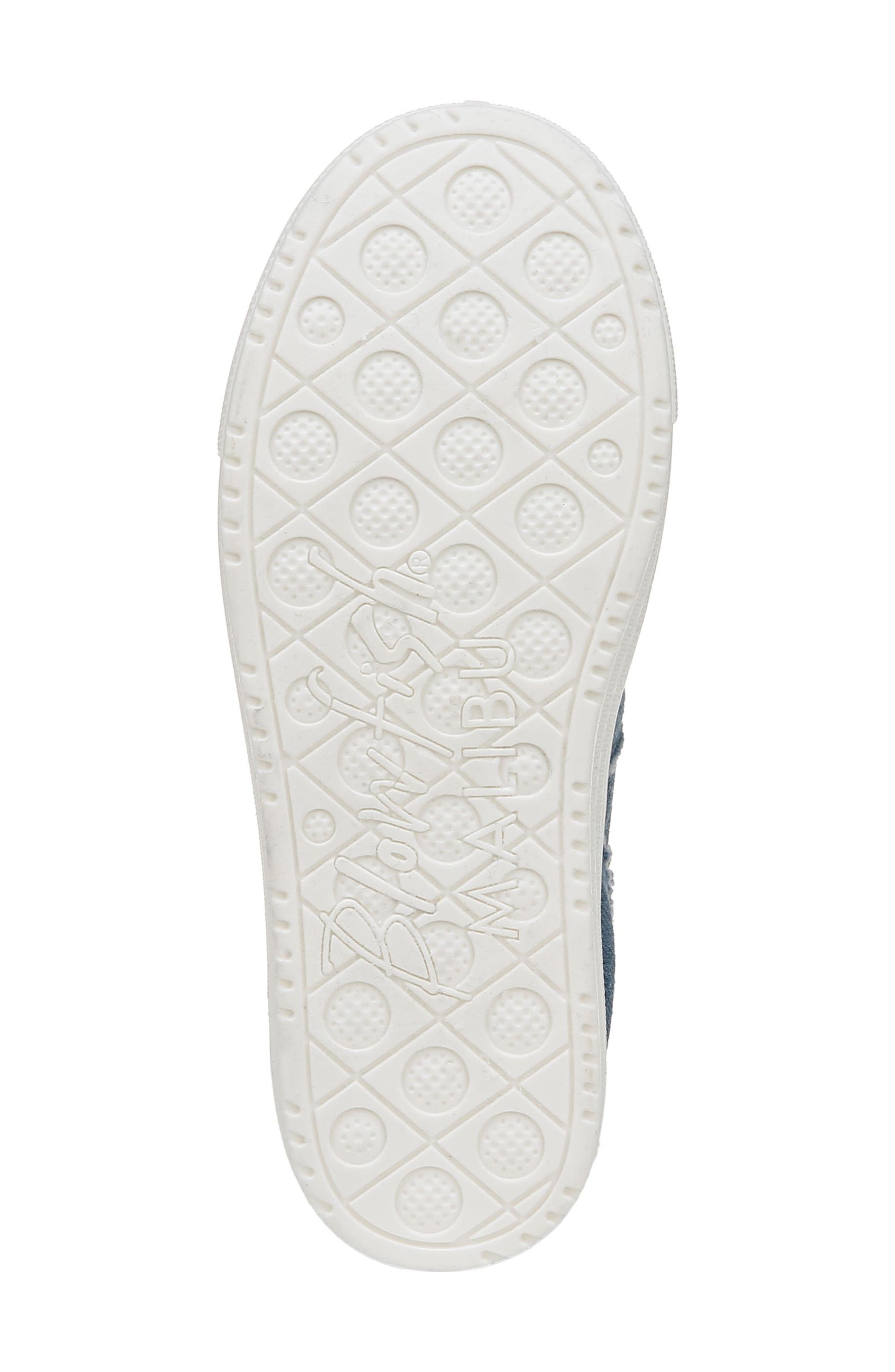 Blowfish Malibu Kids' Supersmile Denim Fray Platform Sneaker, Alternate, color, Denim Blue