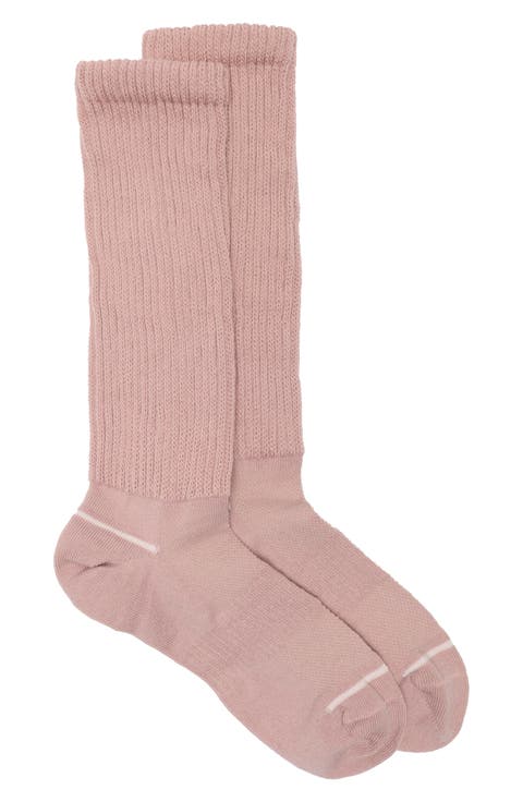 Athleisure Slouch Rib Crew Socks