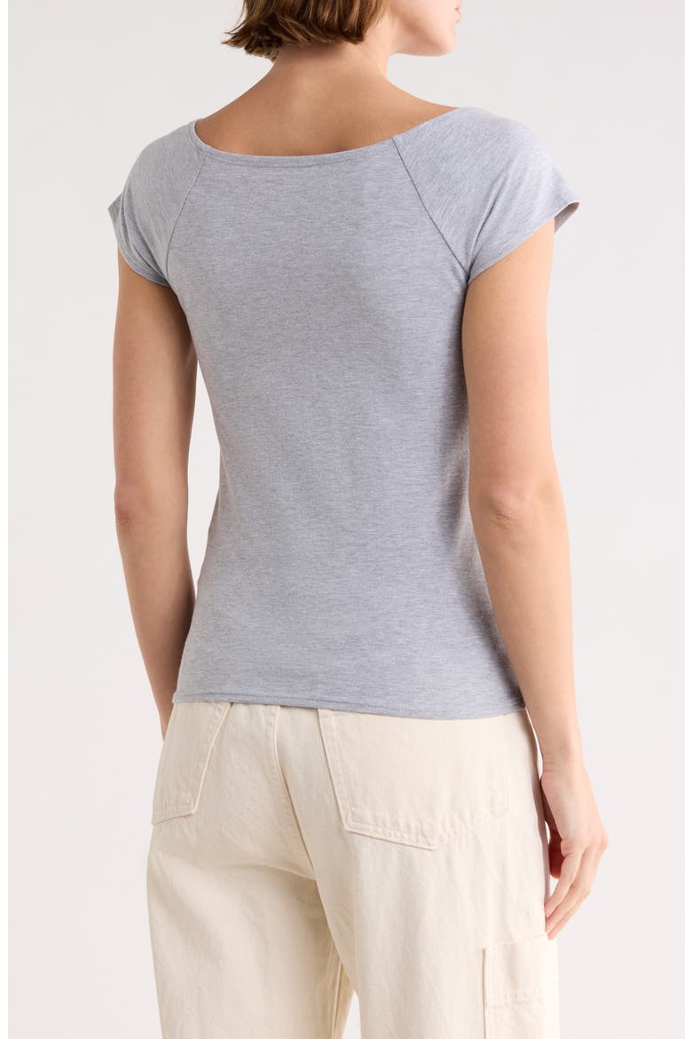 Teddy Bear T-Shirt, Alternate, color, HEATHER GREY