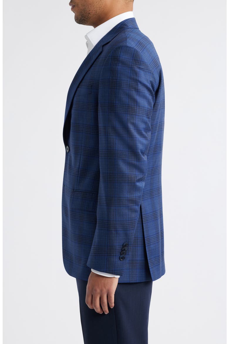 Flynn Classic Blue Windowpane Check Wool Sport Coat, Alternate, color, BLUE