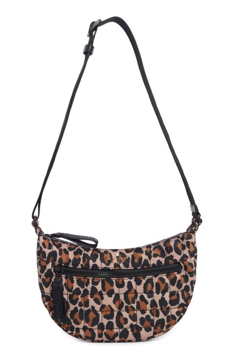 camden leopard quilted crossbody bag