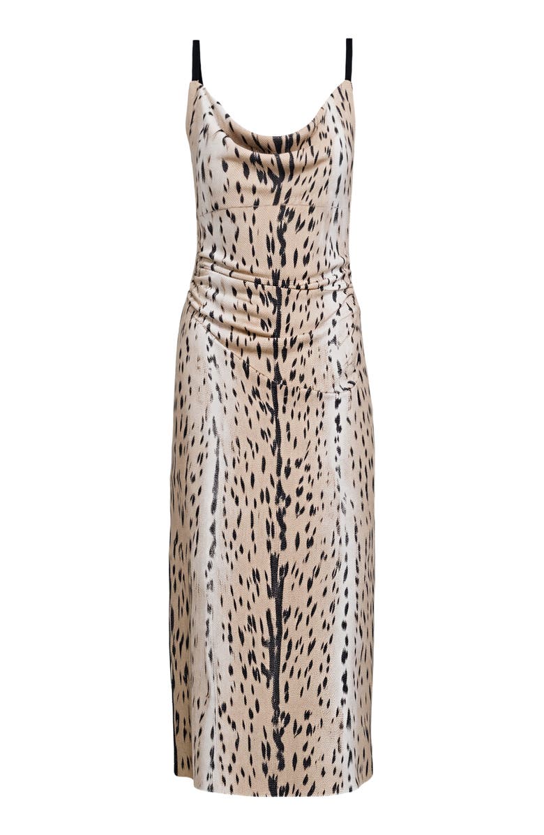 DVF Claudi Animal Print Silk Slipdress, Alternate, color, Leopard Fawn Neutral