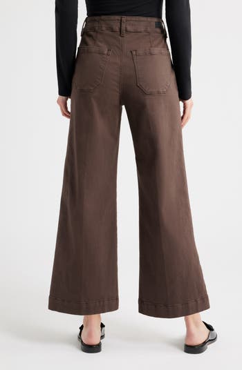 Anessa High Waist Ankle Wide Leg Utility Pants