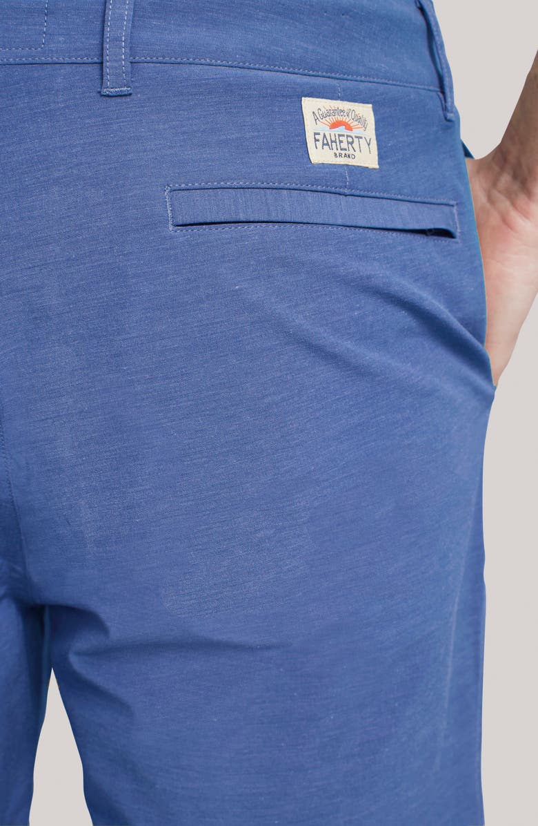Faherty All Day Belt Loop 7-Inch Shorts, Alternate, color, Navy
