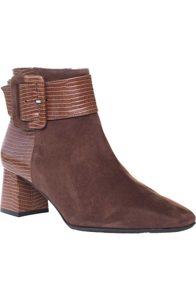 Ron White Lana Weatherproof Buckle Bootie, Main, color, Chocolate
