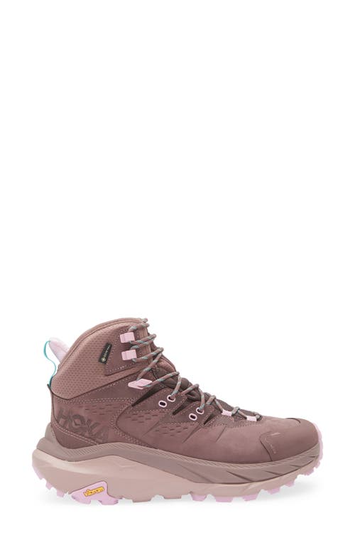 Hoka Kaha 2 Gtx Waterproof Hiking Boot In Smoky Quartz/quartzite