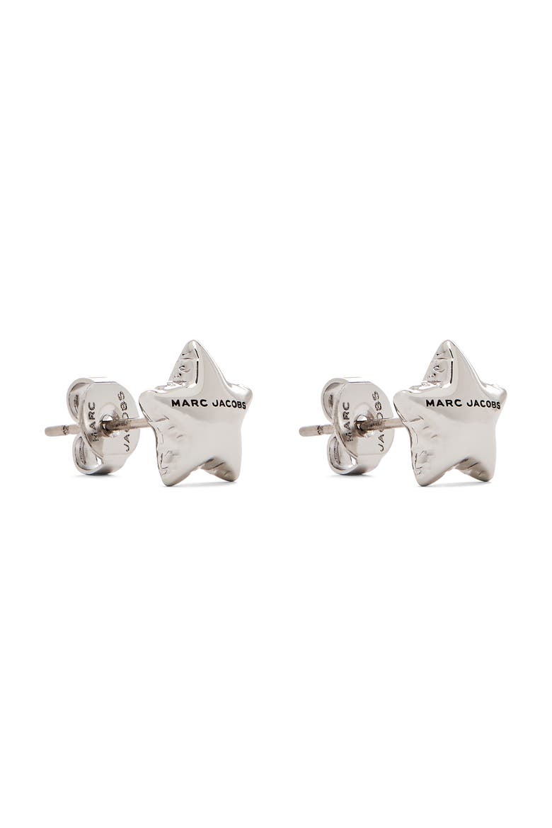 Micro Star Balloon Stud Earrings, Alternate, color, LIGHT ANTIQUE SILVER