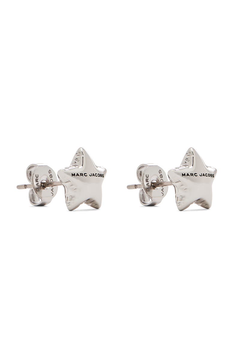Marc Jacobs Micro Star Balloon Stud Earrings, Alternate, color, Light Antique Silver
