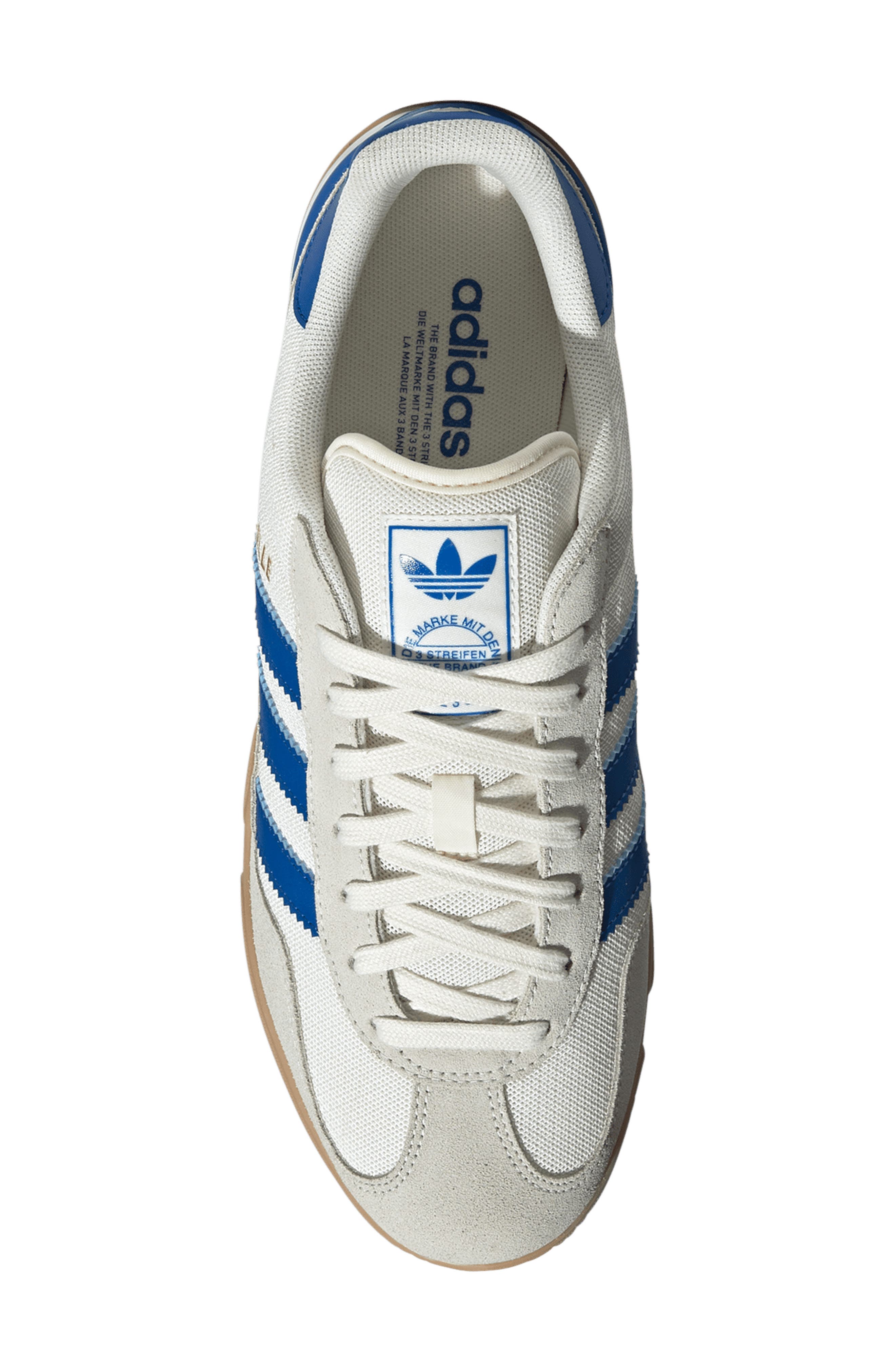 adidas Gender Inclusive Gazelle Sala Sneaker, Alternate, color, Off White/Blue/White